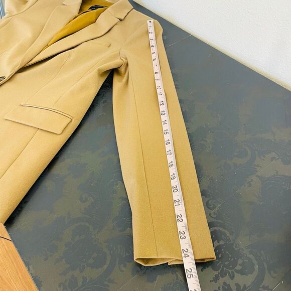 Banana Republic Long and Lean Blazer Camel Size 6 - Picture 8 of 11